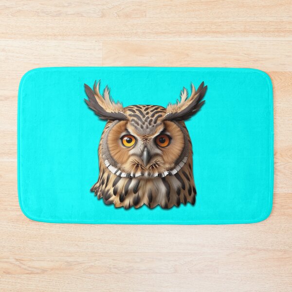 Item preview, OWL HEAD (#00FFFF) designed and sold by Marlon Oseguera.