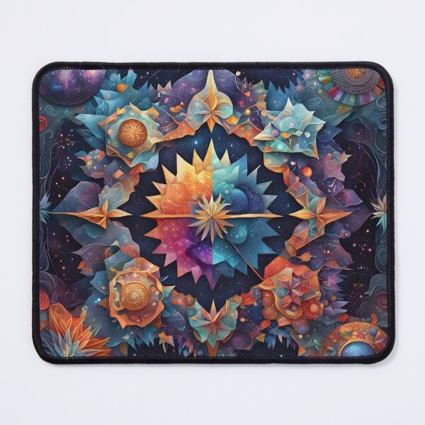 Item preview, Holographic Astral Cosmic Illustration - Abstract Space Art Lovers designed and sold by Wiss2Arts.