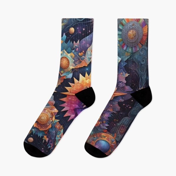 Item preview, Holographic Astral Cosmic Illustration - Abstract Space Art Lovers designed and sold by Wiss2Arts.