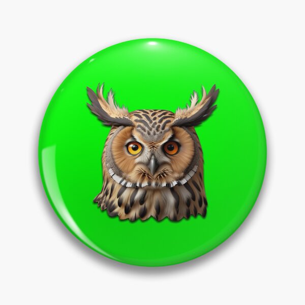 Item preview, OWL HEAD (#00FF00) designed and sold by Marlon Oseguera.