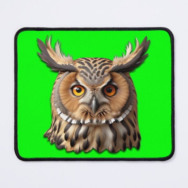 Item preview, OWL HEAD (#00FF00) designed and sold by Marlon Oseguera.