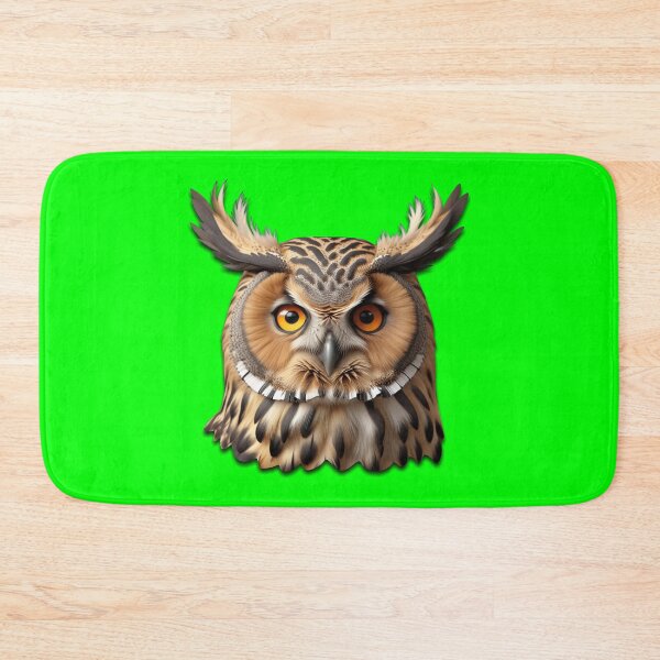 Item preview, OWL HEAD (#00FF00) designed and sold by Marlon Oseguera.