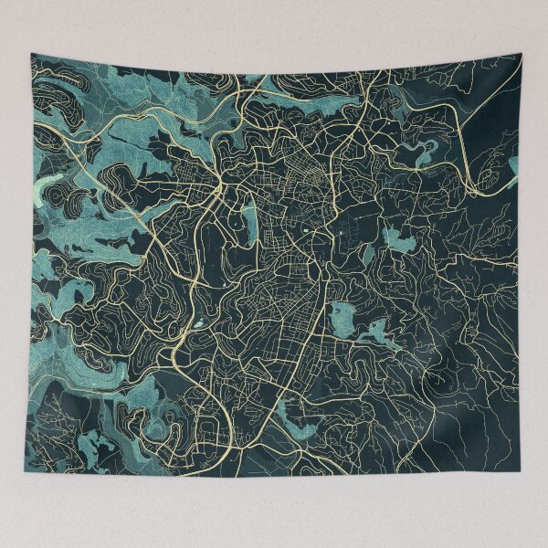Item preview, Jerusalem City Map of Israel - Summer designed and sold by deMAP.