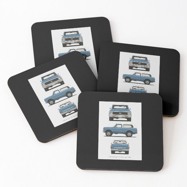 Item preview, 1969 Chevrolet K5 Blazer Classic SUV Illustration – Vintage Off-Road Truck  designed and sold by TheArtOfCar.