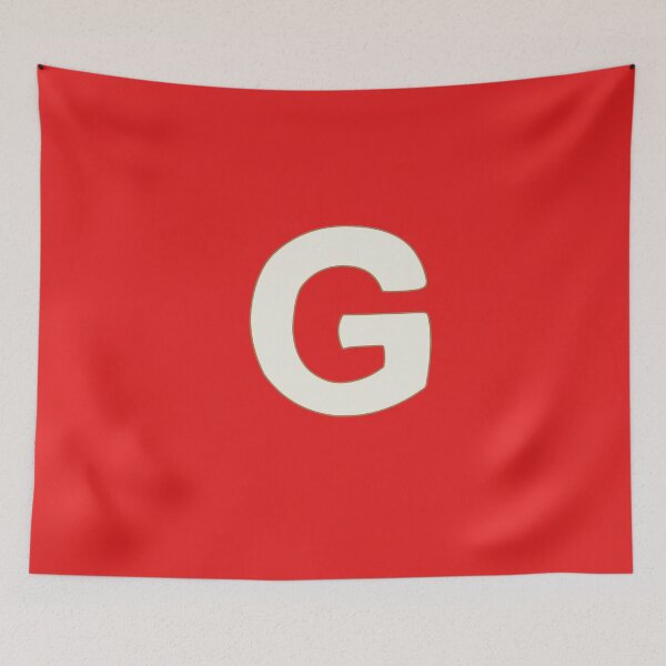 Item preview, letter g white designed and sold by ZiphGames.