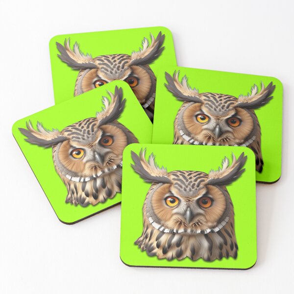 Item preview, OWL HEAD (#99FF00) designed and sold by Marlon Oseguera.