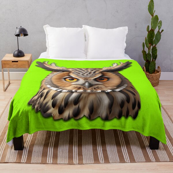 Item preview, OWL HEAD (#99FF00) designed and sold by Marlon Oseguera.