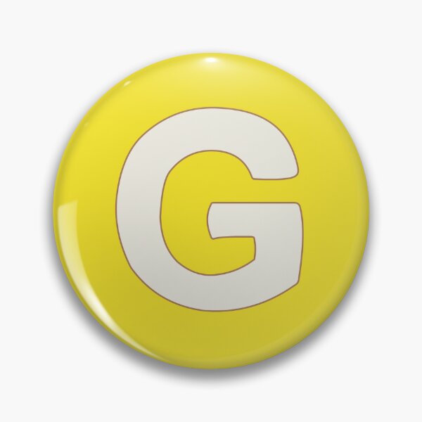 Item preview, letter g white designed and sold by ZiphGames.