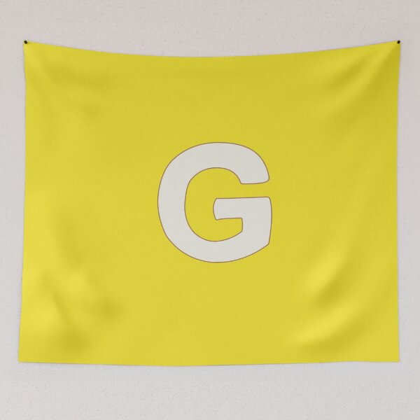 Item preview, letter g white designed and sold by ZiphGames.