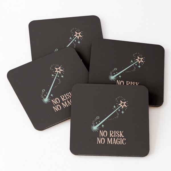 Item preview, No Risk No Magic Inspirational designed and sold by MAKOPOKOShop.