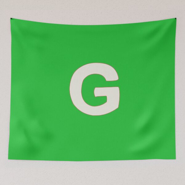 Item preview, letter g white designed and sold by ZiphGames.