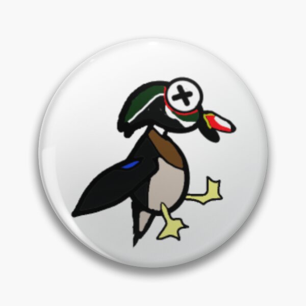 Item preview, Wood Duck Dead Duck Hunting Funny Woodie - Mato Patos Sticker designed and sold by MatoPatos.