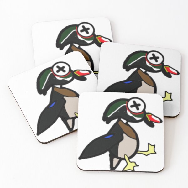 Item preview, Wood Duck Dead Duck Hunting Funny Woodie - Mato Patos Sticker designed and sold by MatoPatos.