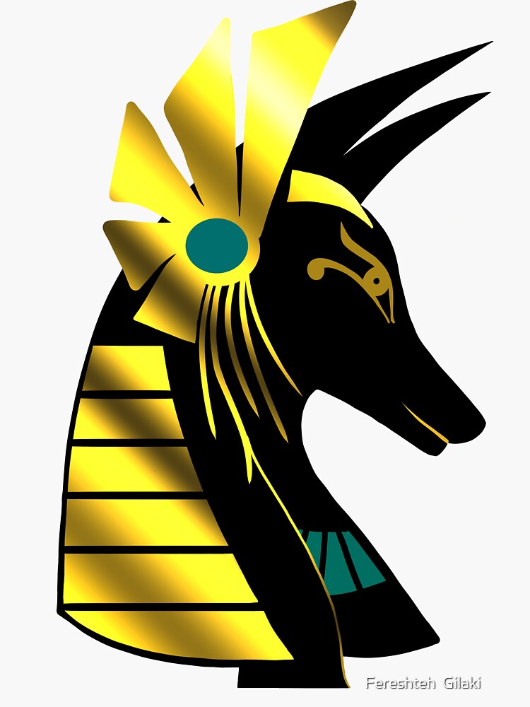 Anubis Ancient Egyptian God Of The Afterlife Black And Gold Anubis Ancient Egyptian God Of The Afterlife Black And Gold