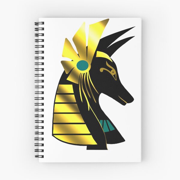 Item preview, Anubis ancient Egyptian god of the afterlife black and gold designed and sold by Fereshteh  Gilaki.