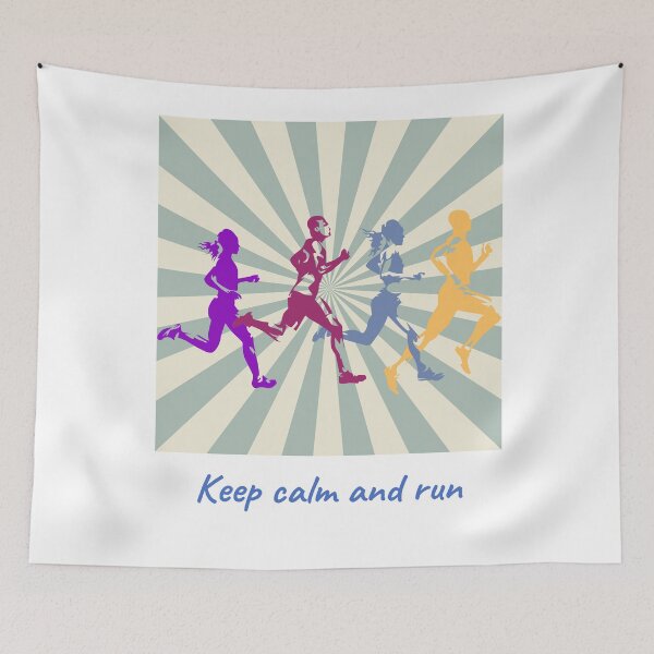 Item preview, Keep calm and run - Fans running designed and sold by siempredesign.