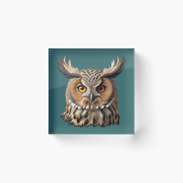 Item preview, OWL HEAD (#336666) designed and sold by Marlon Oseguera.
