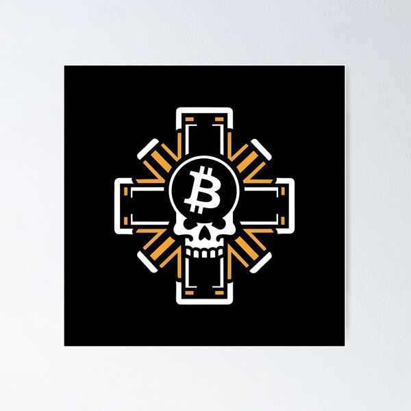 Item preview, Bitcoin Link Blockchain Minimal Concept designed and sold by RadDeck.