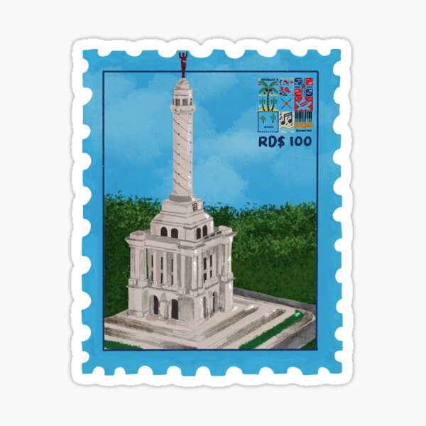 Item preview, Stamp Stories RD: Monument to the Heroes of the Restoration designed and sold by CalcaliStudio.