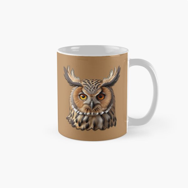 Item preview, OWL HEAD (#AF8150) designed and sold by Marlon Oseguera.