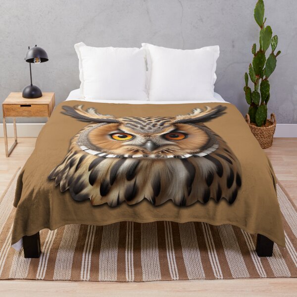 Item preview, OWL HEAD (#AF8150) designed and sold by Marlon Oseguera.