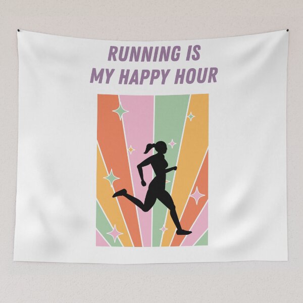 Item preview, Running is my happy hour designed and sold by siempredesign.