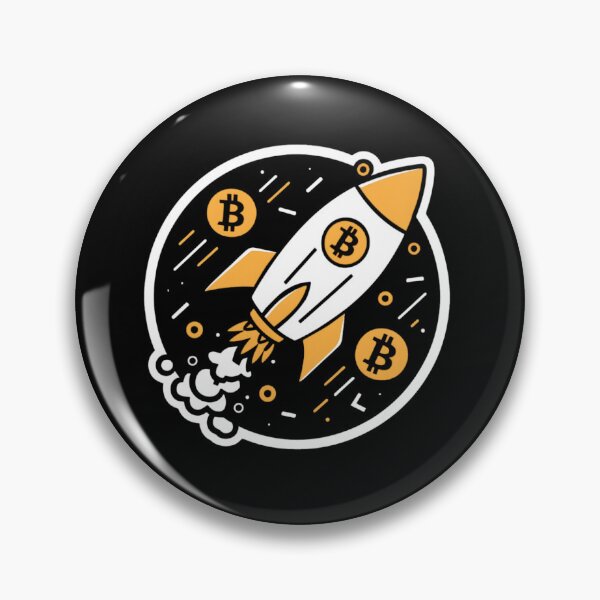 Item preview, Bitcoin Glitch Minimal Crypto Distortion designed and sold by RadDeck.