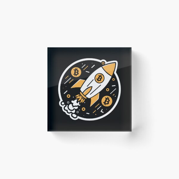 Item preview, Bitcoin Glitch Minimal Crypto Distortion designed and sold by RadDeck.
