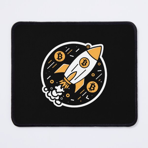 Item preview, Bitcoin Glitch Minimal Crypto Distortion designed and sold by RadDeck.