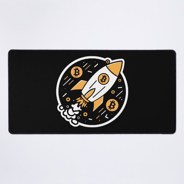 Item preview, Bitcoin Glitch Minimal Crypto Distortion designed and sold by RadDeck.