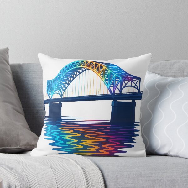 Item preview, Hernando de Soto Bridge Lights – Memphis Skyline Glow designed and sold by Globalcitytees.
