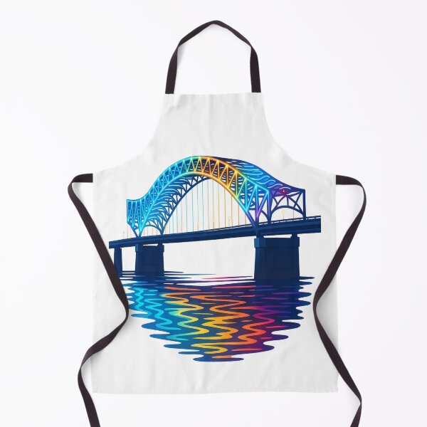 Item preview, Hernando de Soto Bridge Lights – Memphis Skyline Glow designed and sold by Globalcitytees.