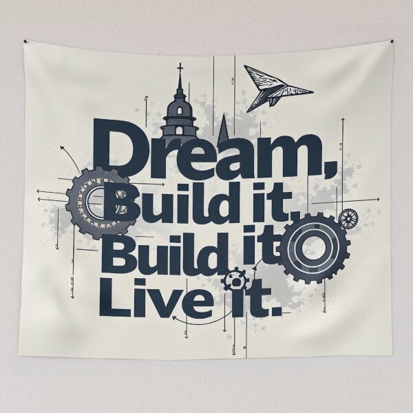 Item preview, "Dream, Build It, Live It – Inspiring Design  designed and sold by nhk999.
