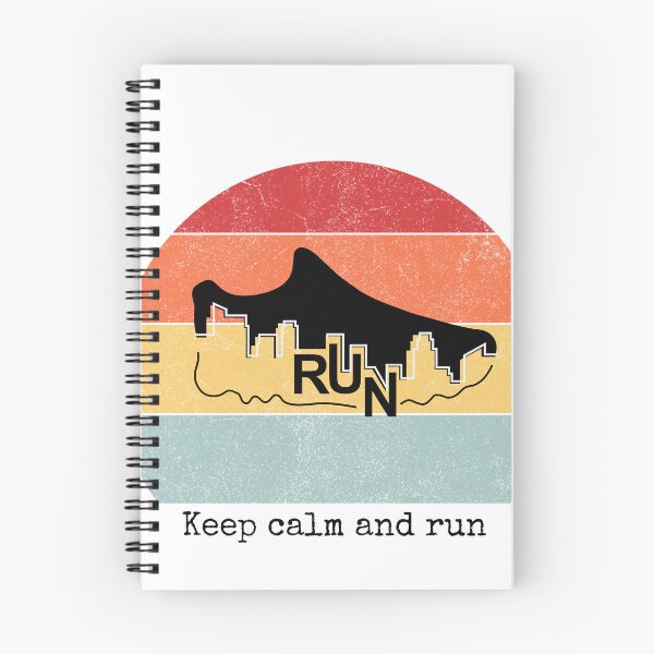 Item preview, Keep calm and run - retro colorful design designed and sold by siempredesign.