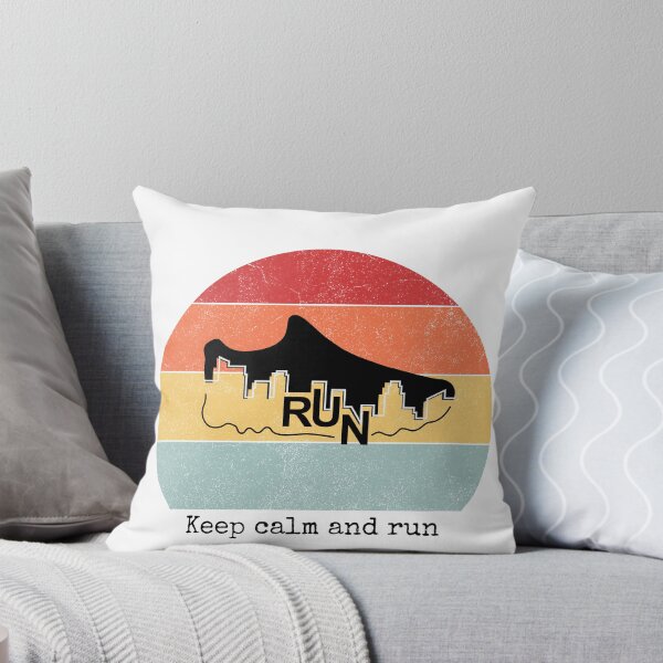 Item preview, Keep calm and run - retro colorful design designed and sold by siempredesign.