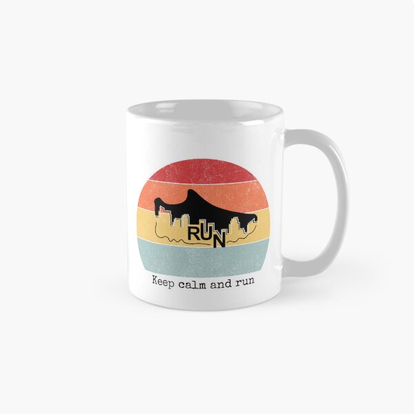Item preview, Keep calm and run - retro colorful design designed and sold by siempredesign.