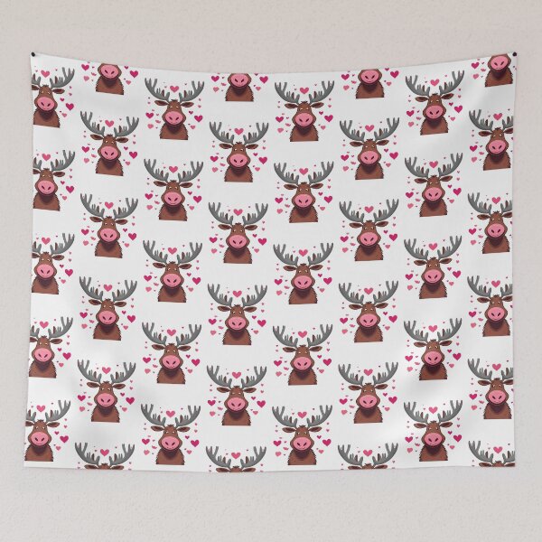 Item preview, Sweet Moose Love designed and sold by OyoNiYoShop.