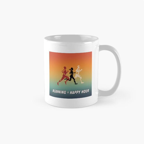 Item preview, Running is my happy hour - retro colorful design designed and sold by siempredesign.