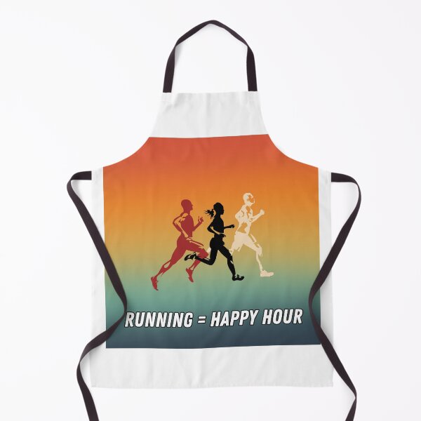 Item preview, Running is my happy hour - retro colorful design designed and sold by siempredesign.