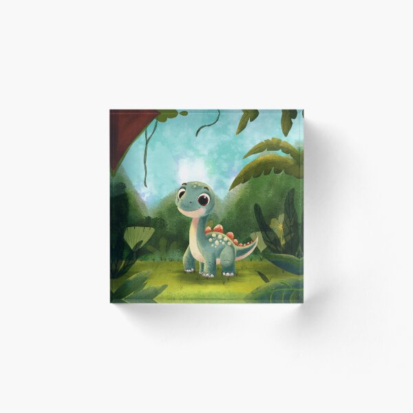 Aperçu de l'œuvre Dino Buddy - Perdu dans la jungle créée et vendue par CalcaliStudio.