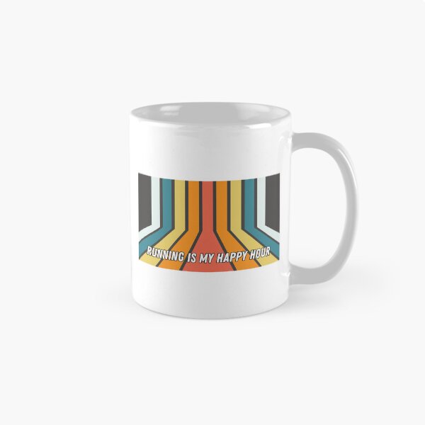 Item preview, Running is my happy hour - retro colorful design designed and sold by siempredesign.