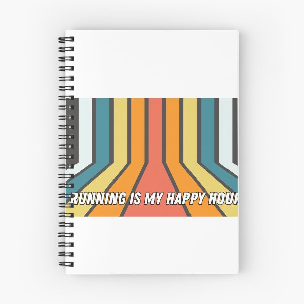 Item preview, Running is my happy hour - retro colorful design designed and sold by siempredesign.
