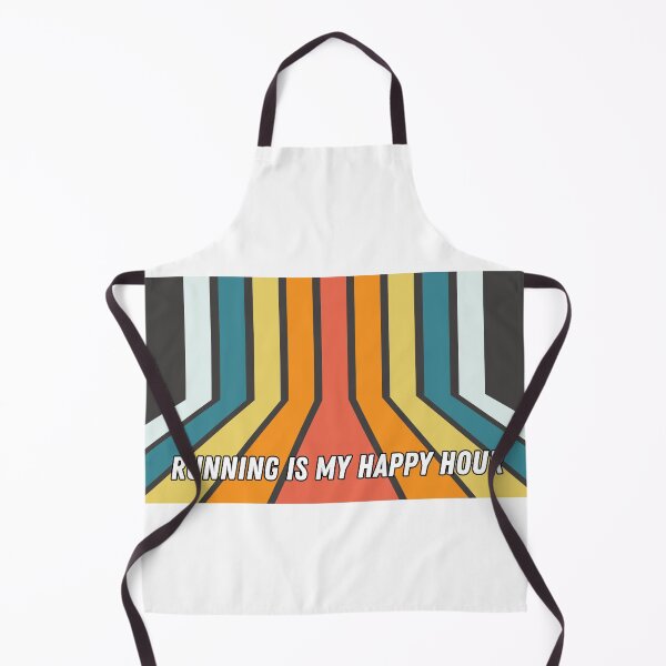 Item preview, Running is my happy hour - retro colorful design designed and sold by siempredesign.