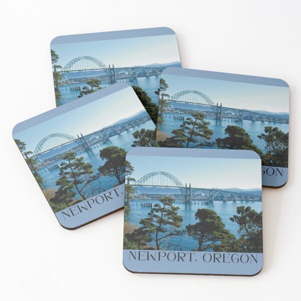 Item preview, Newport Bridge, Oregon designed and sold by Catherine Harrison.