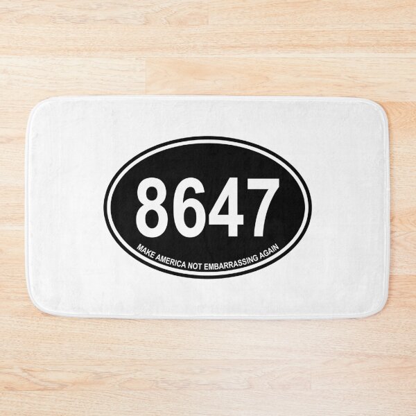Item preview, 8647 - euro oval - Make America Not Embarrassing Again (black) designed and sold by Thelittlelord.