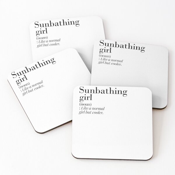 Item preview, Sunbathing Girl Definition - Funny Sunbathing Lover designed and sold by Watsonarts.