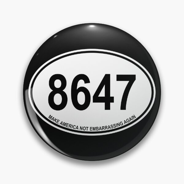 Artikelvorschau, 8647 - euro oval - Make America Not Embarrassing Again (white) entworfen und verkauft von Thelittlelord.