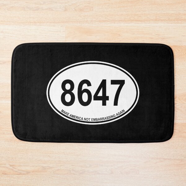 Item preview, 8647 - euro oval - Make America Not Embarrassing Again (white) designed and sold by Thelittlelord.