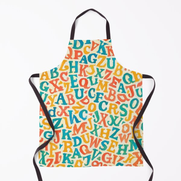 Item preview, Colorful Scattered English Letters – Transparent Background (7000x7000) designed and sold by Majd-makansi.