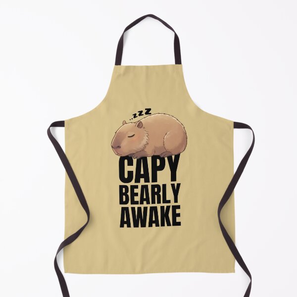 Item preview, Capybearly Awake designed and sold by The magic  Yellow bus.